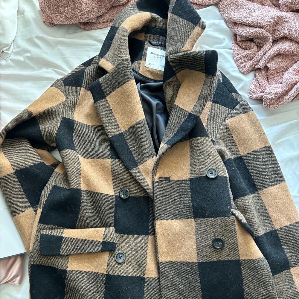 Abercrombie & fitch women’s peacoat Brown XXS (fits XS)